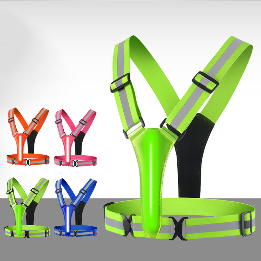 Cycling Gear Clothing - Жилет светодиодный Светоотражающий с зарядкой от