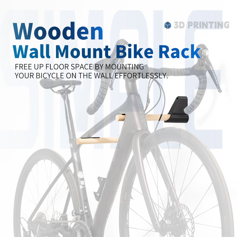 Cycling Gear Wall Mount - Настенный держатель для велосипеда, деревянная стойка