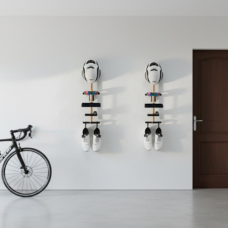 Cycling Gear Wall Mount - Настольный органайзер-держатель для велосипеда, 1 комплект: