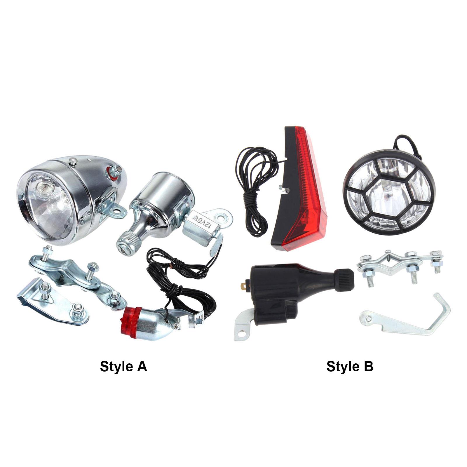 Bike Dynamo Light - Комплект велосипедных фонарей Dynamo: простая установка,