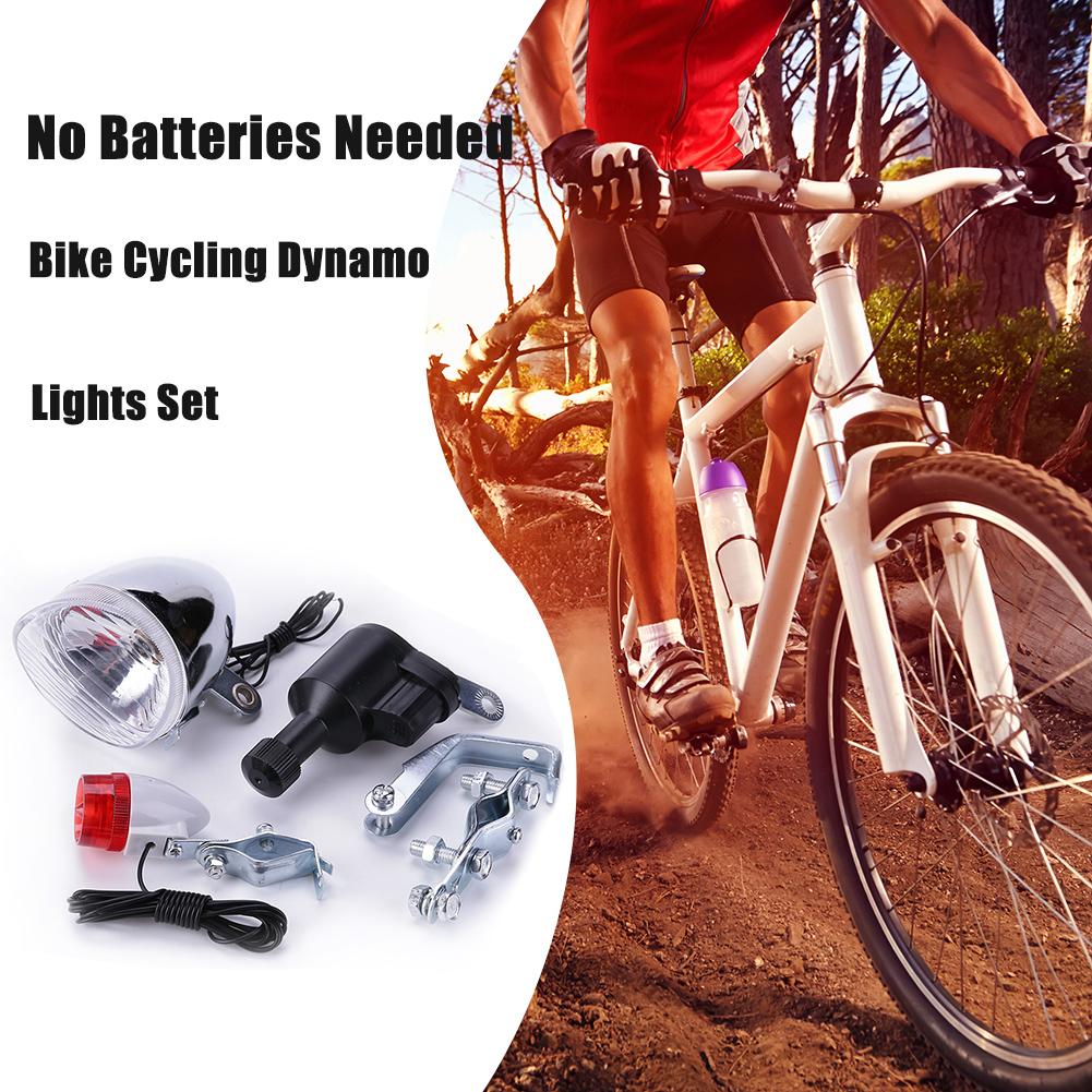 Bike Dynamo Light - Комплект велосипедных фонарей с динамо-генератором: передний