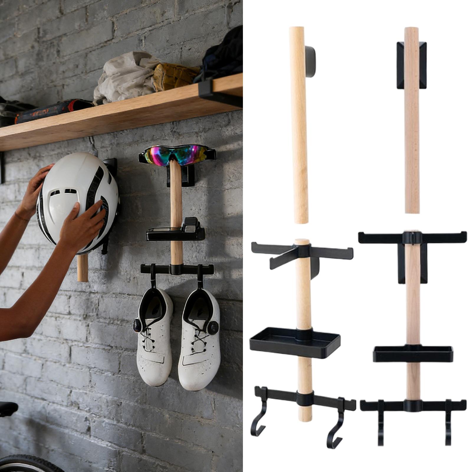 Cycling Gear Display - Настенный держатель для хранения велосипедного снаряжения: