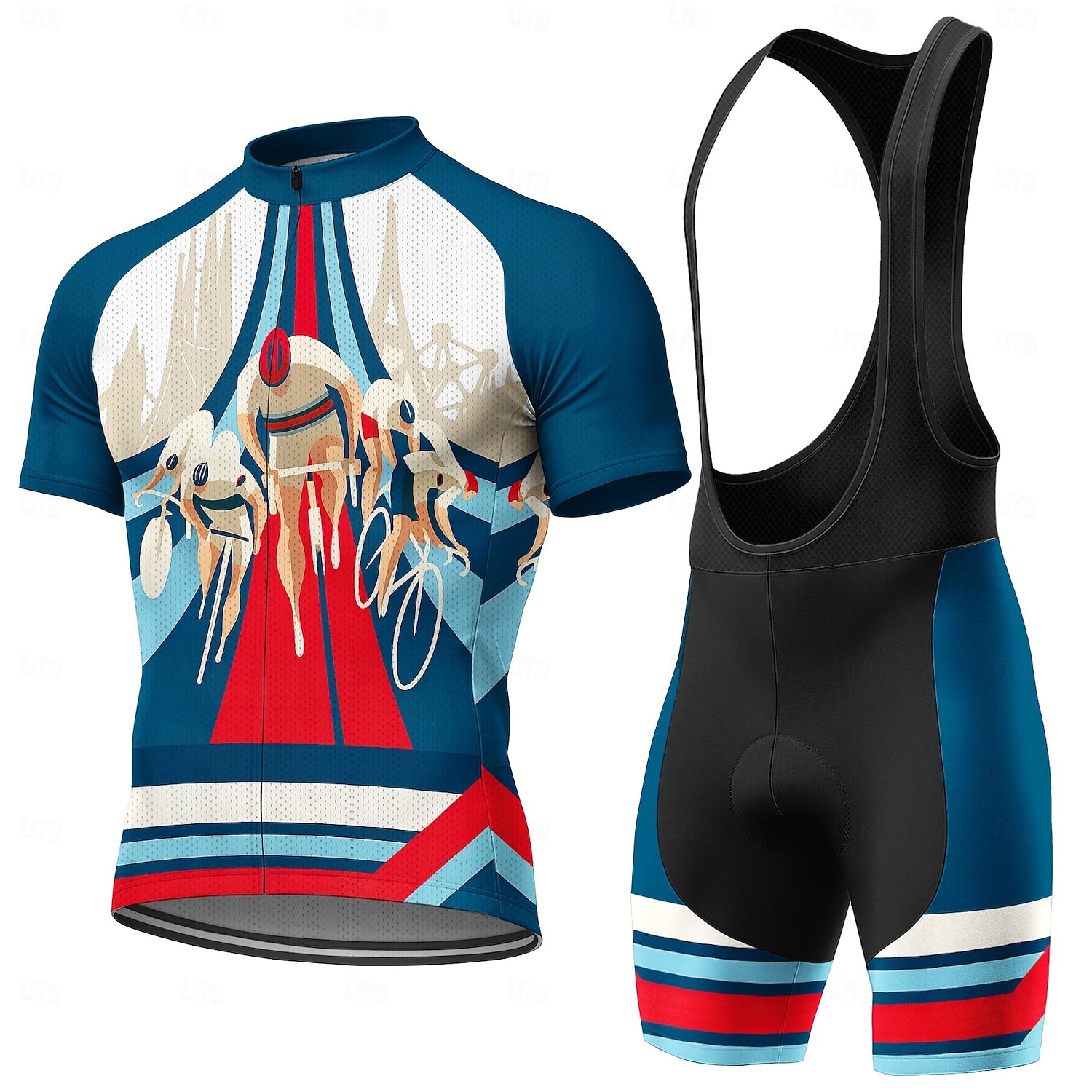 Triathlon Cycling Kit - Мужской комплект для велоспорта: джерси с