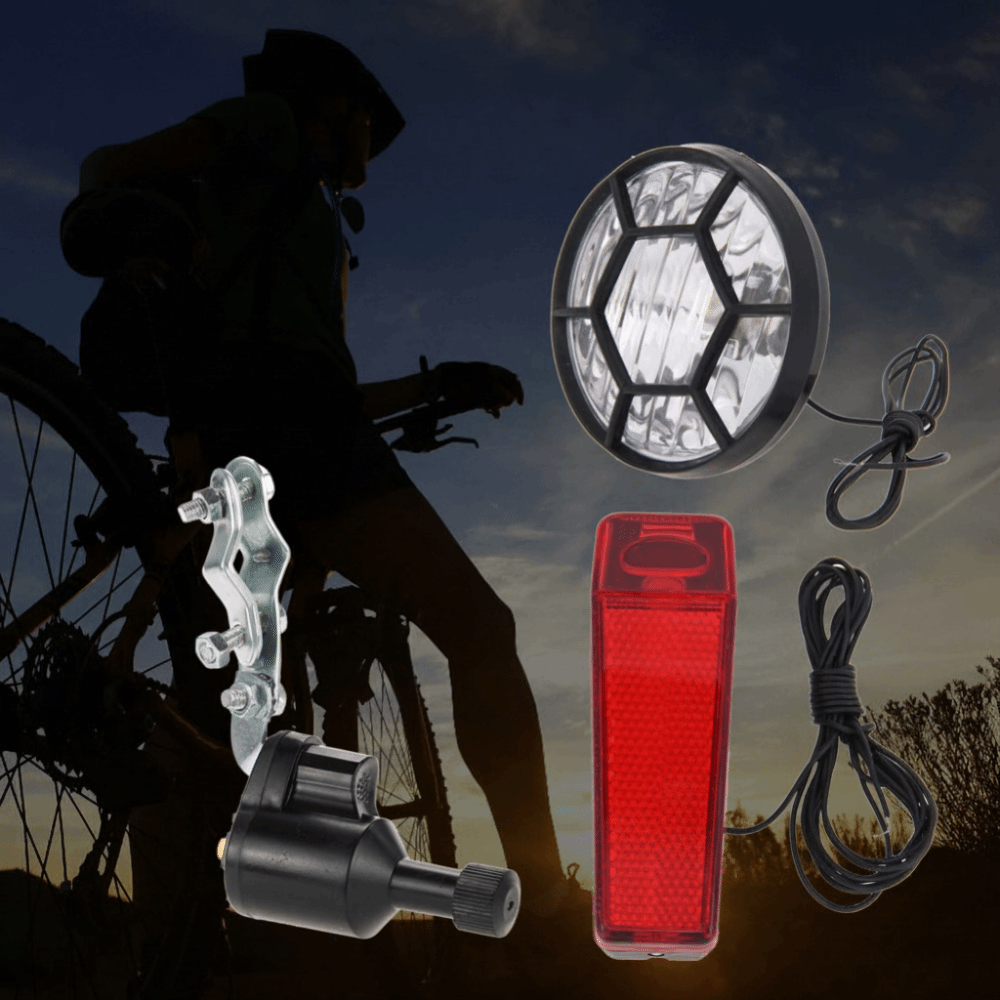 Комплект велосипедных фонарей  – обзор и цена Bike Dynamo Light