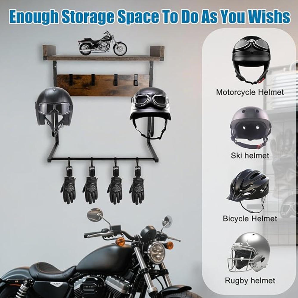 Держатель для мотоциклетного ш – обзор и цена Cycling Gear Wall Mount