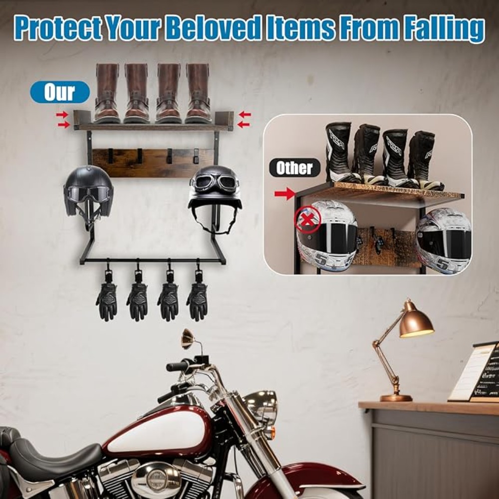 Держатель для мотоциклетного ш – обзор и цена Cycling Gear Wall Mount