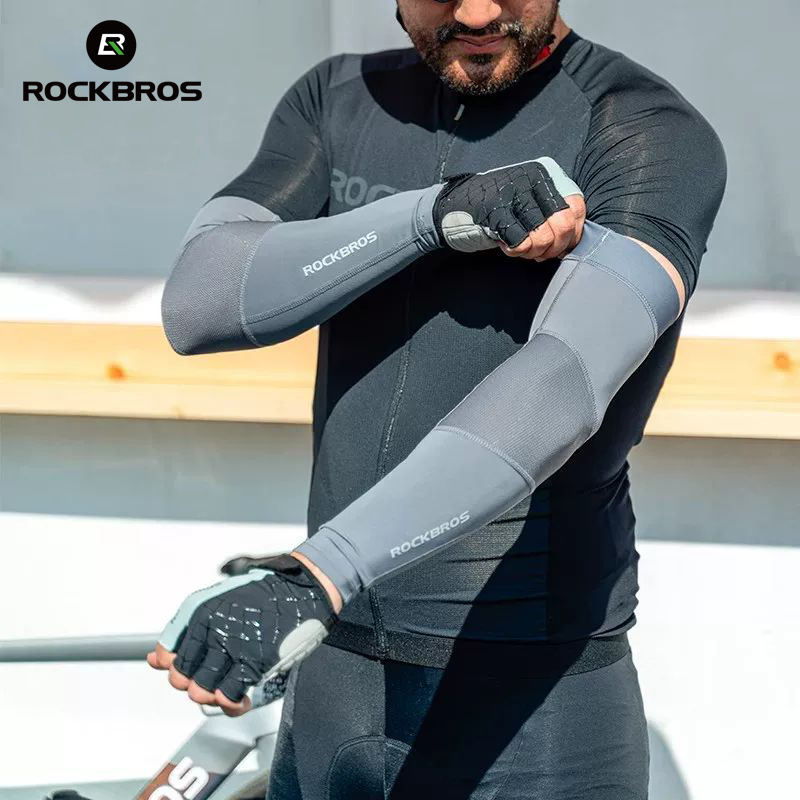 ROCKBROS Летние охлаждающие на – обзор и цена Cycling Arm Warmers