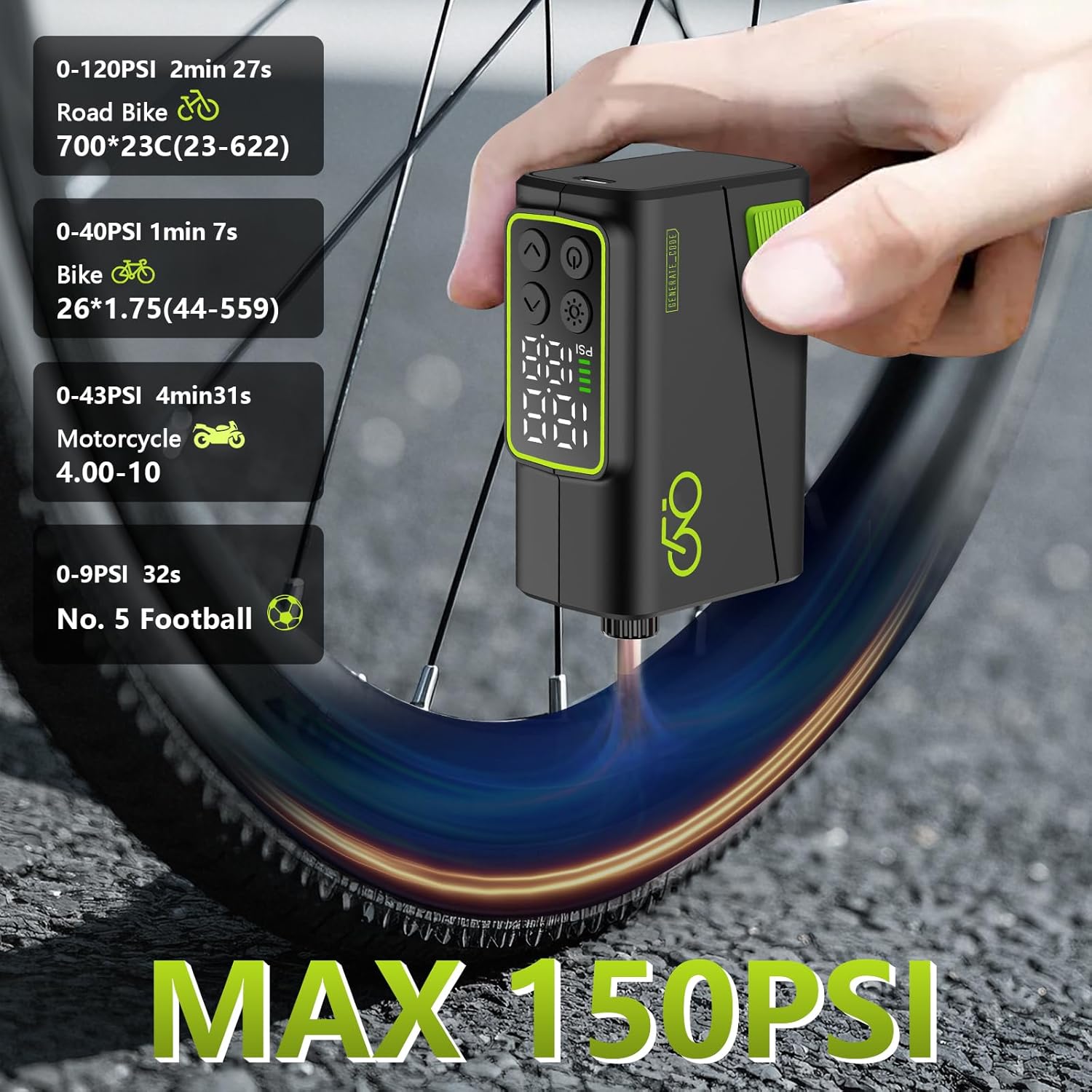 Электрический мини-насос для в – обзор и цена Cycling Gear Display