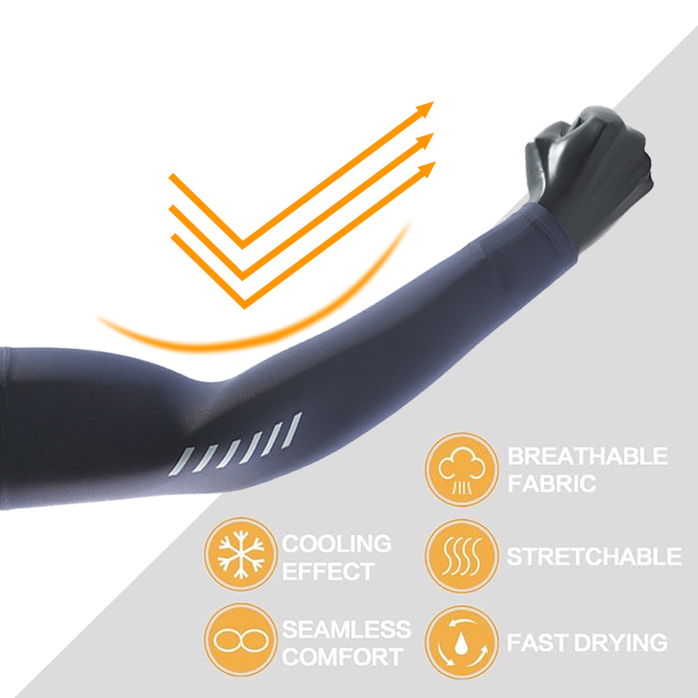 Рукав из ледяного шелка, защит – обзор и цена Cycling Arm Warmers